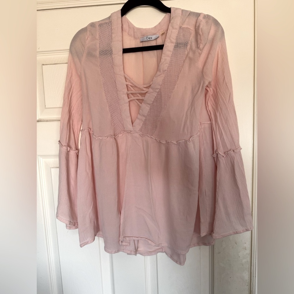 Dex Women's Pink Boho Top